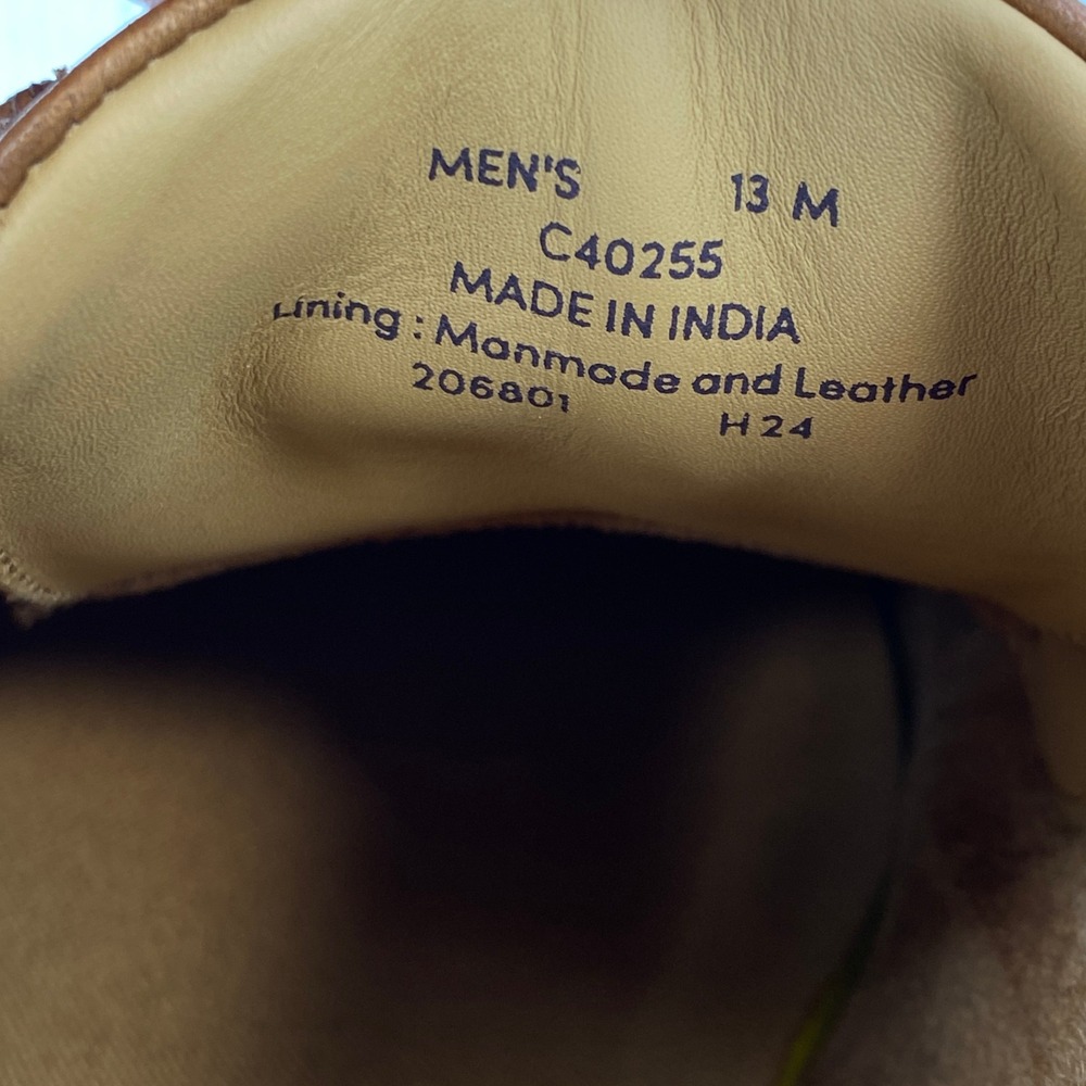 Cole Haan Bedford Cap Toe Oxford Men 13 British Tan Leather Grand 360 Dress Shoe - Picture 11 of 12